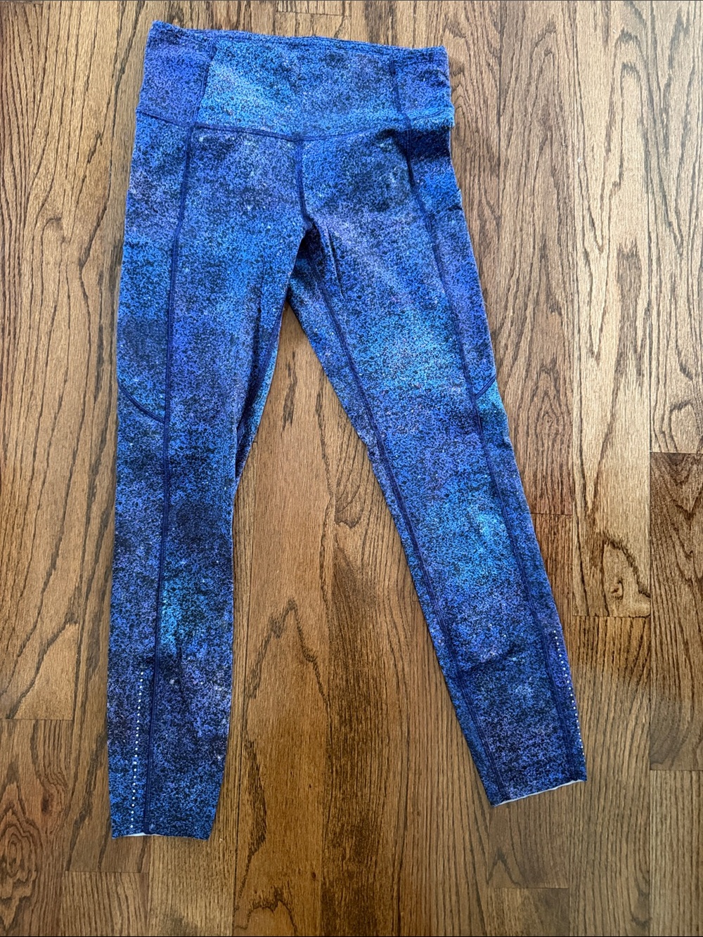 Lululemon Blue Speckled Performance Leggings Fast and Free